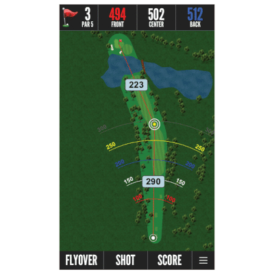 Hole Layouts with Distances